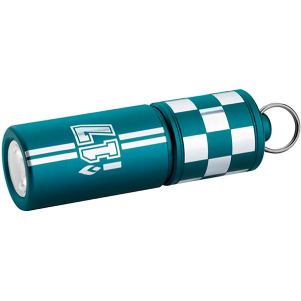 Olight i17 Checkered Flag Keychain Flashlight