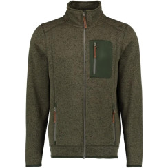 Orbis Textil Herrenjacke Strick-Fleece Sweater. S. Olive