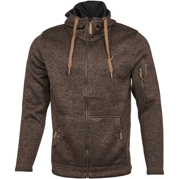 Куртка Orbis Textil Herrenjacke Strick-Fleece 418000-69. 3XL. Темно-коричневий