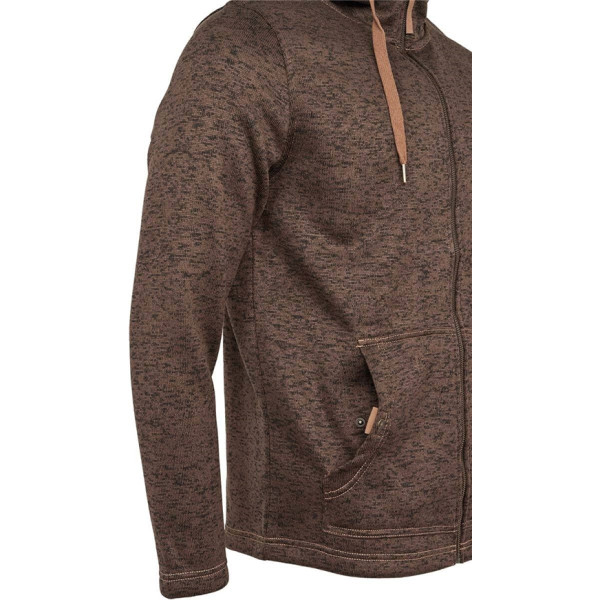 Куртка Orbis Textil Herrenjacke Strick-Fleece 418000-69. 3XL. Темно-коричневий
