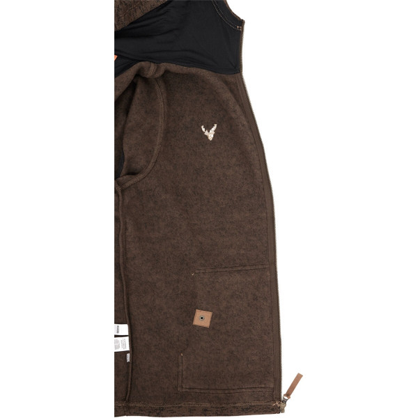 Куртка Orbis Textil Herrenjacke Strick-Fleece 418000-69. 3XL. Темно-коричневий