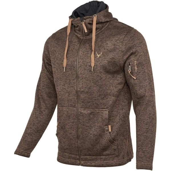 Куртка Orbis Textil Herrenjacke Strick-Fleece 418000-69. 5XL. Темно-коричневий