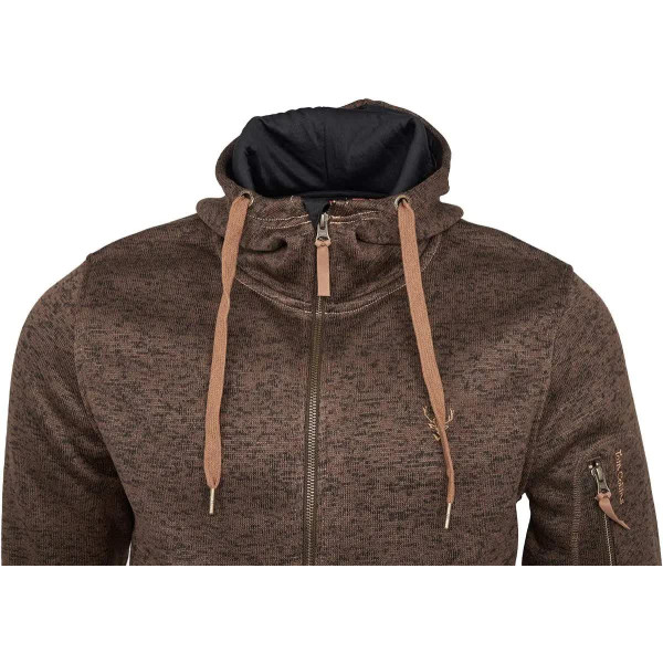 Куртка Orbis Textil Herrenjacke Strick-Fleece 418000-69. 5XL. Темно-коричневий