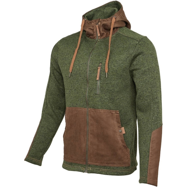 Куртка Orbis Textil Herrenjacke Strick-Fleece 418001-56. XL. Зеленый