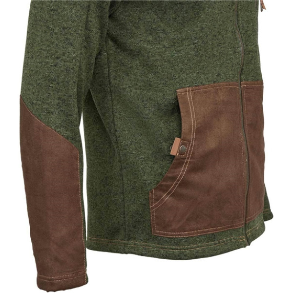 Куртка Orbis Textil Herrenjacke Strick-Fleece 418001-56. XL. Зеленый