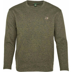 Orbis Textil Herrenpullover Strick-Fleece Pullover. 3XL. Olive