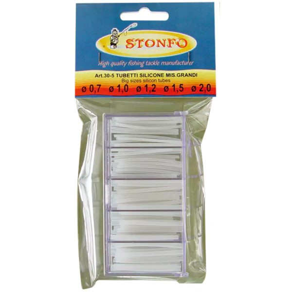 Stonfo 30-5 Box Clear Silicone Tube Big, diameter 0.7-1.0-1.2-1.5-2.0mm