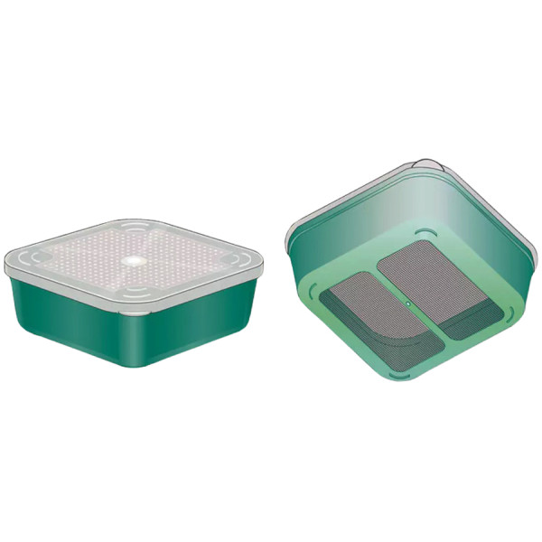 Місткість Stonfo 55R Mesh Square Bait Box 1.2L з сіткою