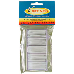 Кембрик силиконовый Stonfo 30-6 Match Silicone Float Sleeves диам. 0.2-0.3-0.5-0.7-1.0mm