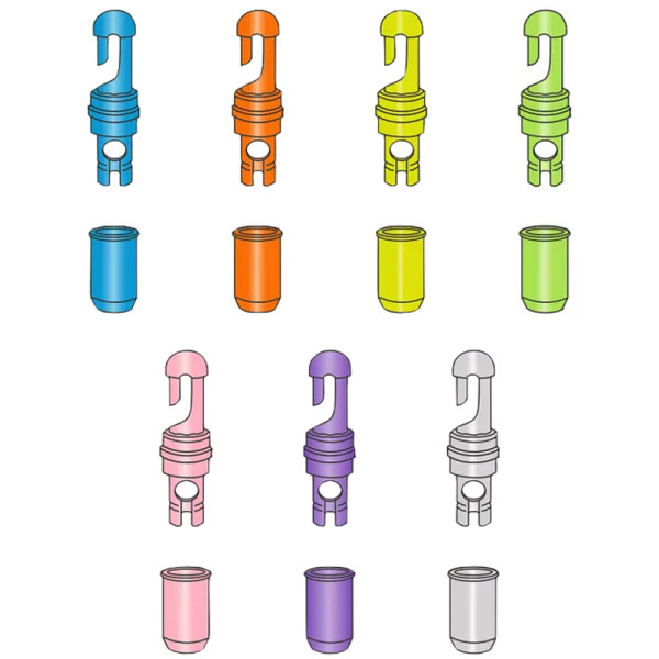 Конектор для гумки Stonfo 2-1 Super Elite Elastic Connector Yellow