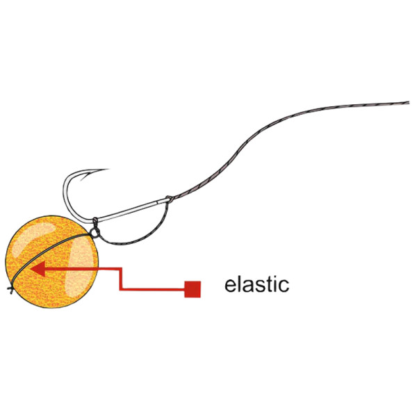 Attaching the Stonfo 245-2 Baits Elastic Line Medium bait