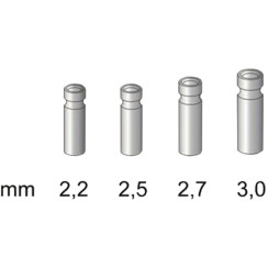 Втулка для резинки Stonfo 4 Metal Tip Guides 2.7мм