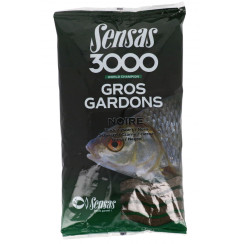 Groundbait Sensas 3000 Gros Gardons Noire 1kg
