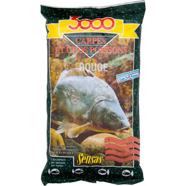 Sensas 3000 Carp Red 1kg groundbait