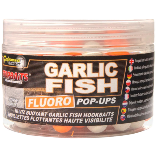 Постачальник: Місто: Київ Starbaits Concept Fluo Pop Ups Garlic Fish 14mm 80g