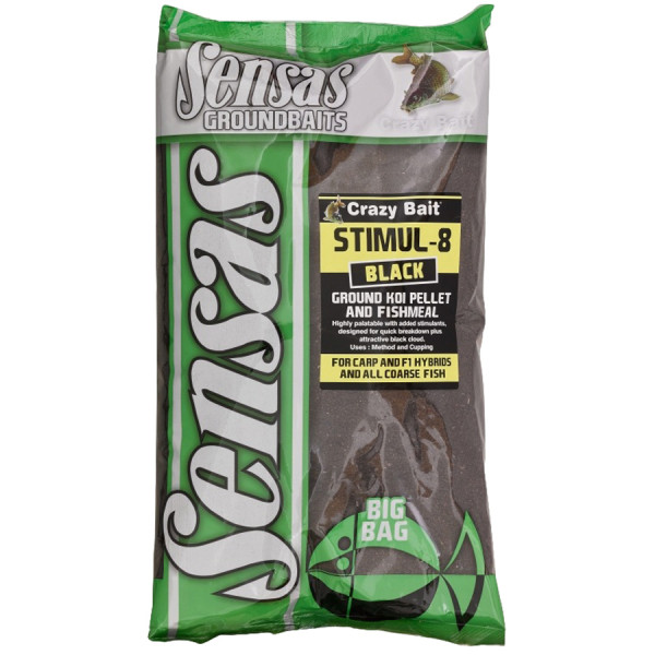 Groundbait Sensas Big Bag Stimul 8 Black 2kg