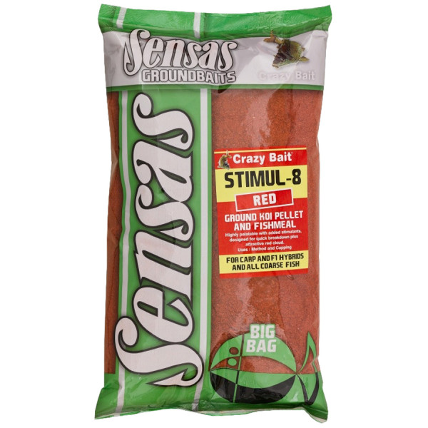 Groundbait Sensas Big Bag Stimul 8 Red 2kg