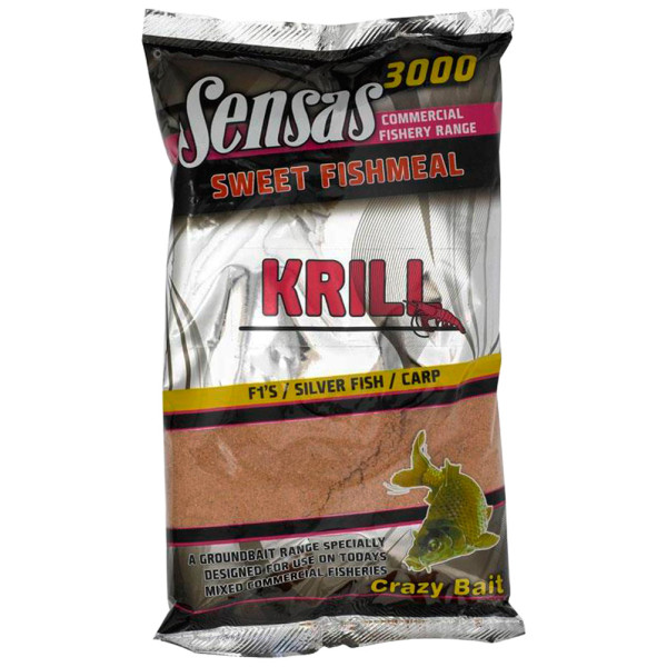 Sensas 3000 Sweet Fishmeal UK Krill 1kg