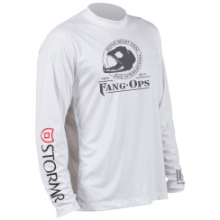 Raglan DUO X Stormr Beast Performance Long TS c:white & gray