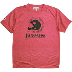 T-shirt DUO Fang Ops Beast Dry T 3L c: mixed red