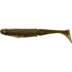 Realis Boostar Wake 3.5" Silicone Duo F018 Green Pumpkin Red Flake (6 pcs/pack)