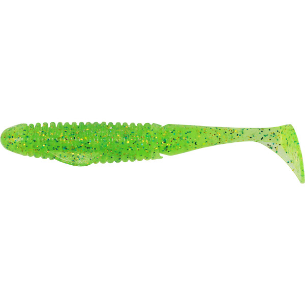 Silicone Duo Realis Boostar Wake 3.5" F037 Lime Chart (6 pcs/pack)
