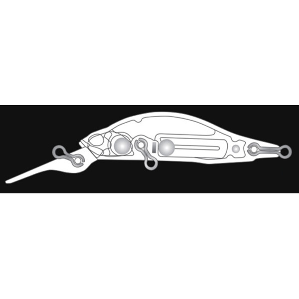 Воблер DUO Realis Rozante Shad 57MR 57мм 4.8g ACC3008 (1.5-2.0m)