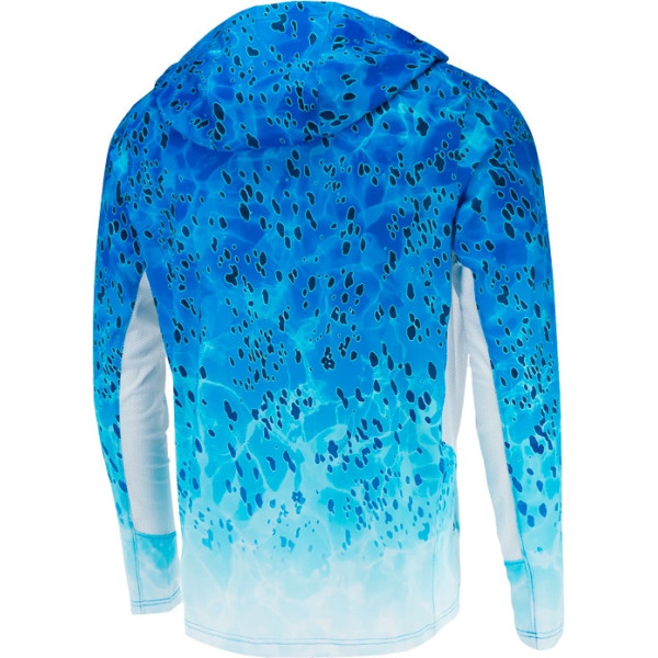 Реглан Pelagic Exo-Tech Hooded Fishing Shirt L ц:blue dorado hex