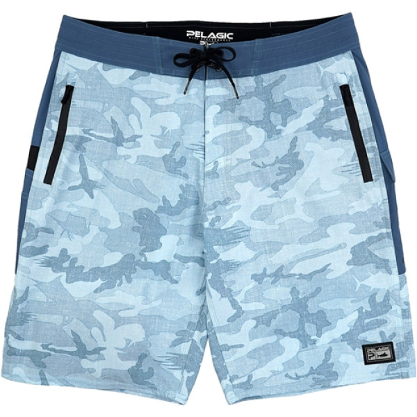 Шорти Pelagic Ocean Master Camo Fishing Shorts 30 ц: slate fish camo