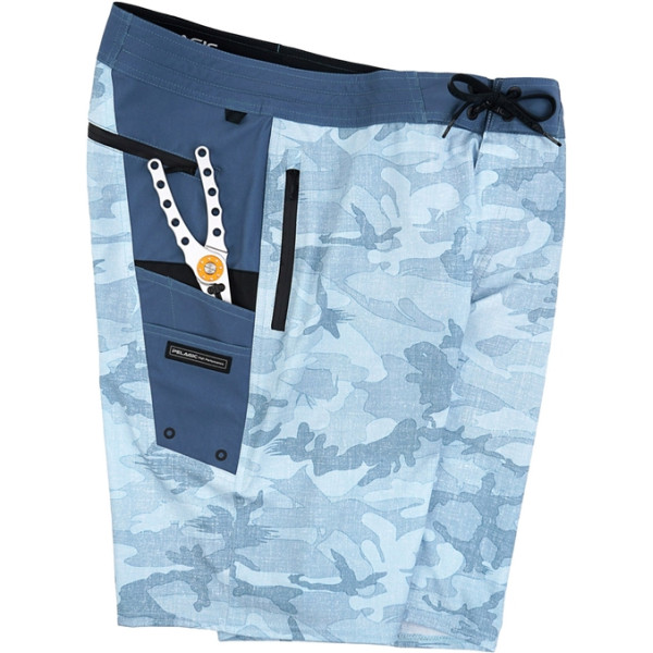 Шорти Pelagic Ocean Master Camo Fishing Shorts 30 ц: slate fish camo