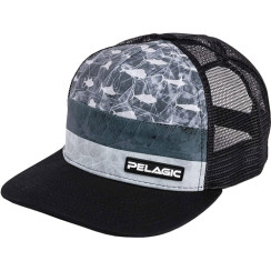 Кепка Pelagic Alpha Snapback Fishing Hat ц:grey