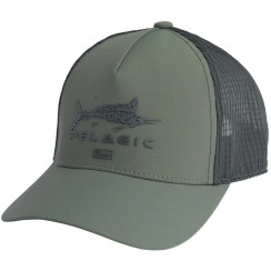 Кепка Pelagic Echo Gyotaku Performance Trucker ц:army