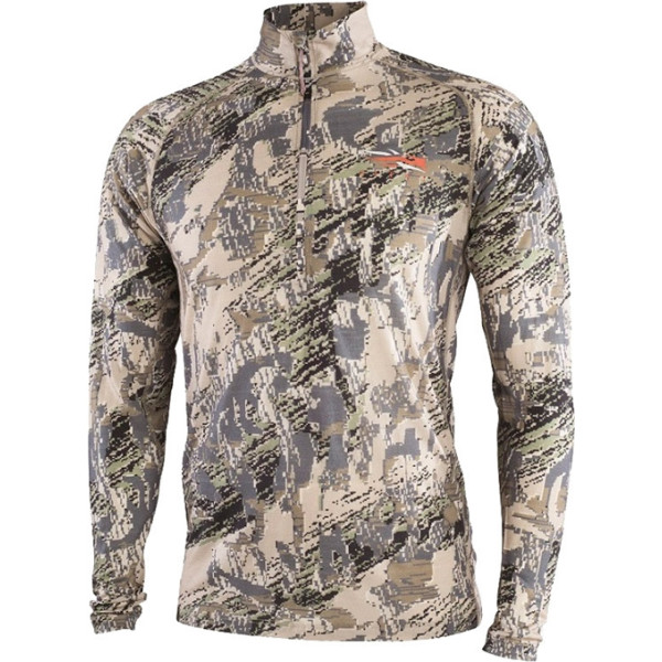 Термосвитер Sitka Gear Merino Core LtWt Half-Zip. Размер - L. Цвет - optifade open country