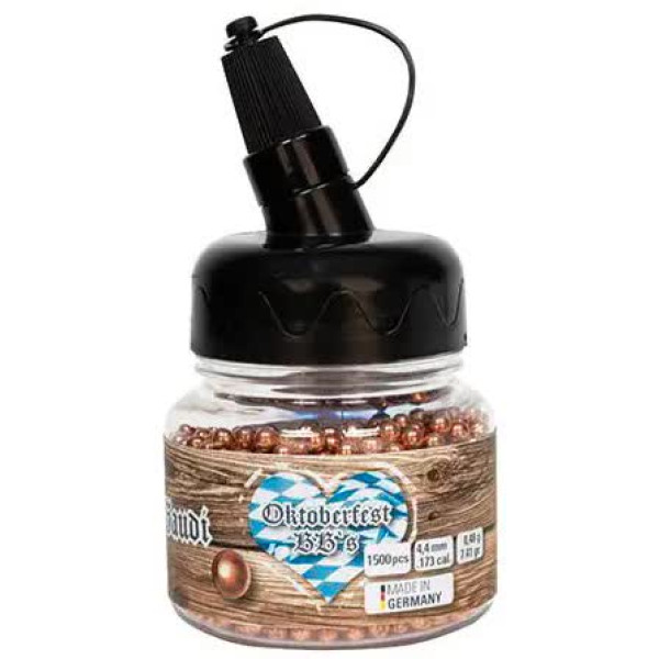 Diana BB bullets for the Oktoberfest rifle. Caliber 4.4 mm. Quantity - 1,500 pcs/pack.