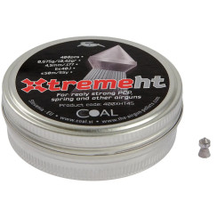 Coal Xtreme HT airgun pellets. Caliber 4.5 mm. Weight - 0.675 g. 400 pcs/pack.