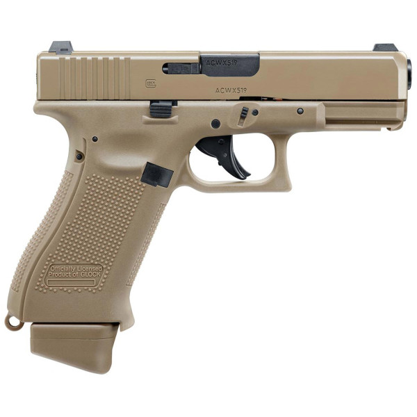 Umarex Glock 19X airsoft pistol, 6mm caliber