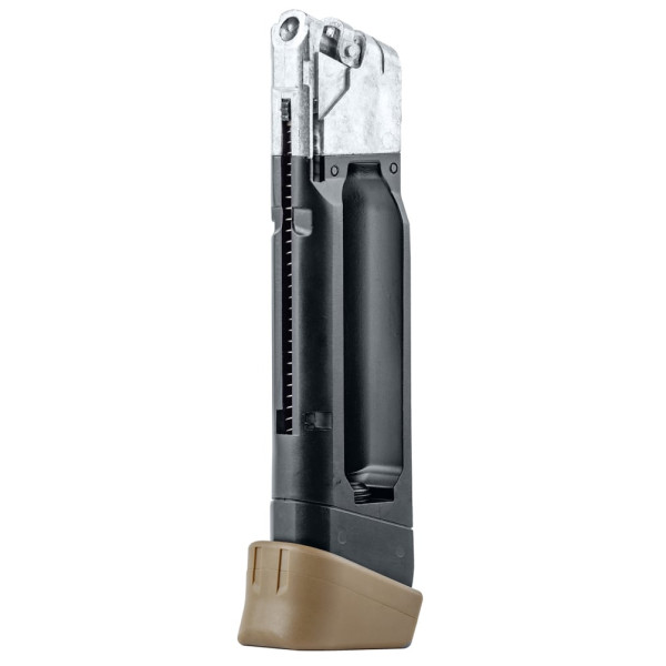 Umarex magazine for the Glock 19X CO2 cal. 6mm, 14-round pellet magazine. Coyte