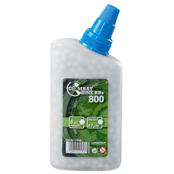 Страйкбольні кульки Umarex Combat Zone BB 6 мм 0,20 г. White