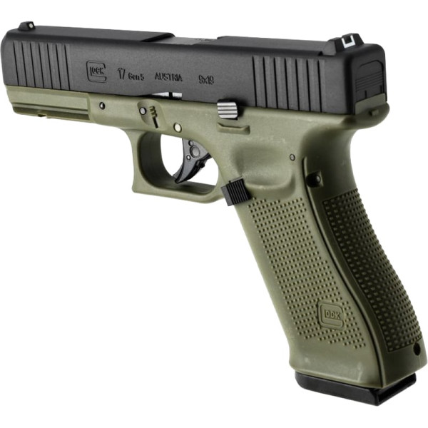 Пістолет пневматичний Umarex Glock 17 Gen5 CO2 кал 4,5 мм BB Green