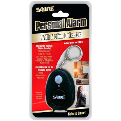 Sabre personal alarm system model PA-MDM-BK 120 dB c: