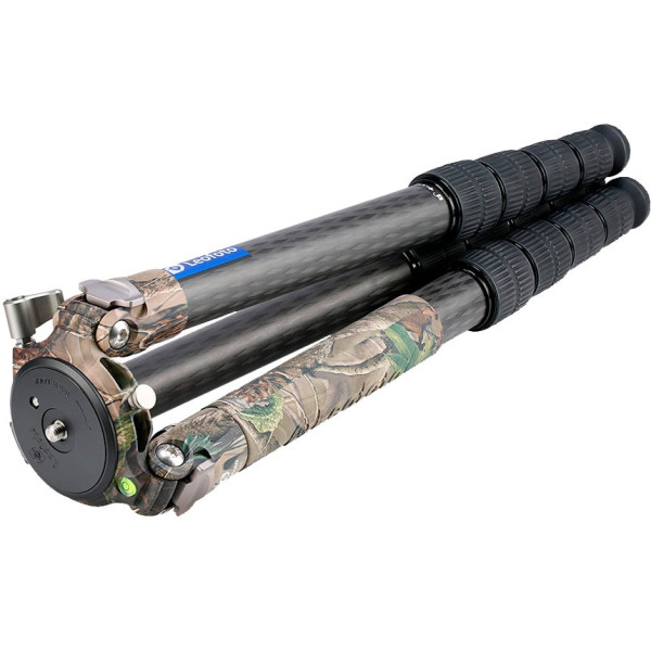 Leofoto LM-365C Shooting Tripod. Camouflage color.