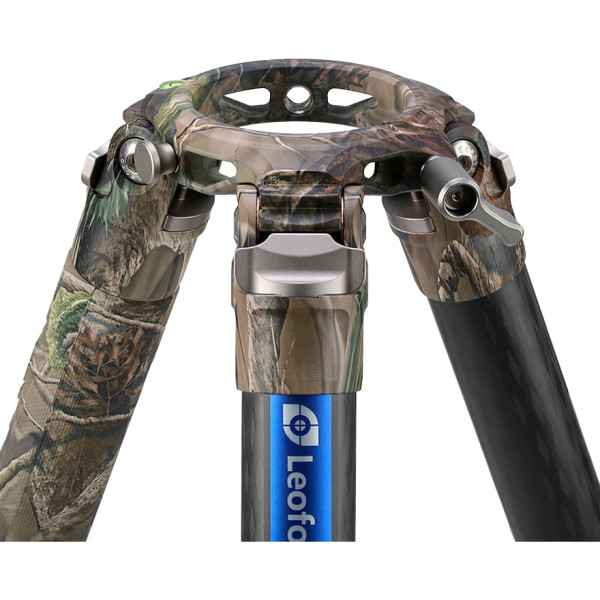 Leofoto LM-365C Shooting Tripod. Camouflage color.