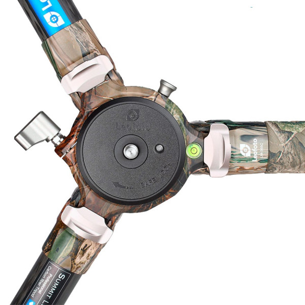 Leofoto LM-365C Shooting Tripod. Camouflage color.