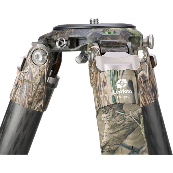 Leofoto LM-365C Shooting Tripod. Camouflage color.