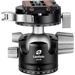 Головка штативна Leofoto LH-36PCL+NP-50 кульова із затискачем ARCA. Куля: 36 мм