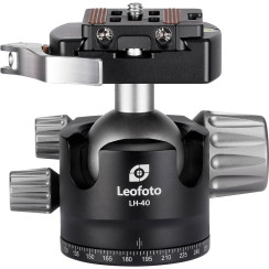 Головка штативна Leofoto LH-40LR+NP-50 кульова із затискачем ARCA. Куля: 40 мм
