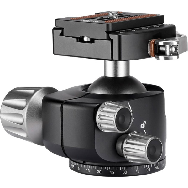 Головка штативна Leofoto LH-40LR+NP-50 кульова із затискачем ARCA. Куля: 40 мм