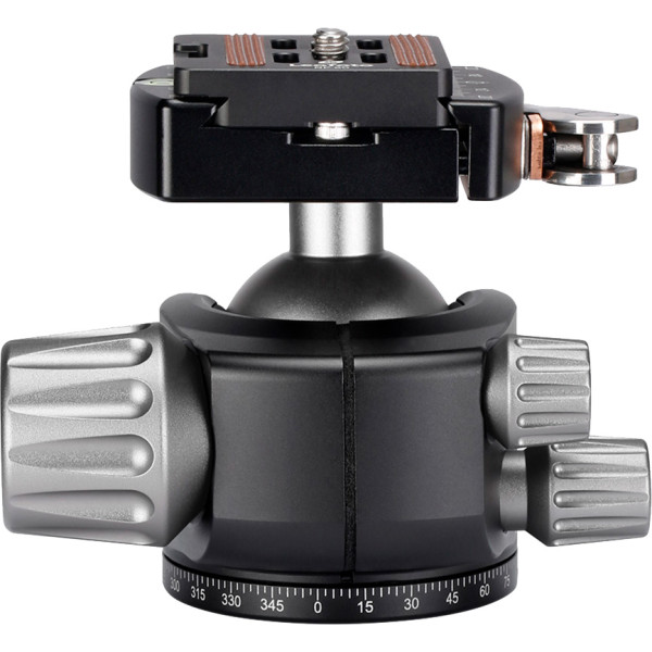 Головка штативна Leofoto LH-40LR+NP-50 кульова із затискачем ARCA. Куля: 40 мм