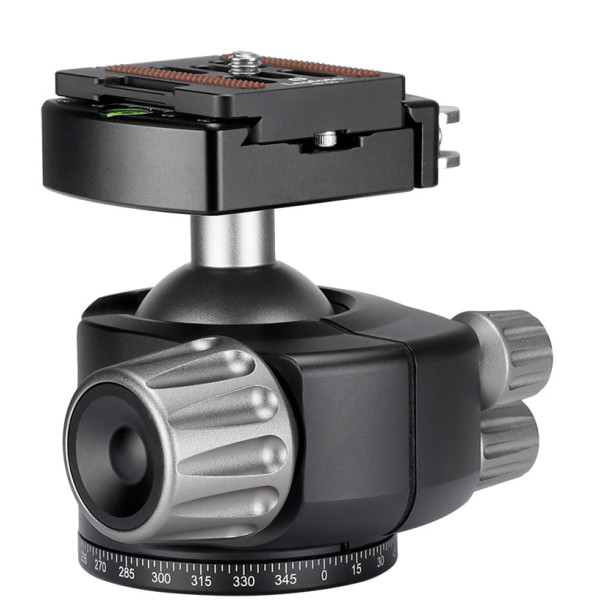 Головка штативна Leofoto LH-40LR+NP-50 кульова із затискачем ARCA. Куля: 40 мм