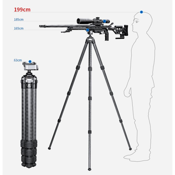 Трипод для стрільби Leofoto SA-364C МА-30L